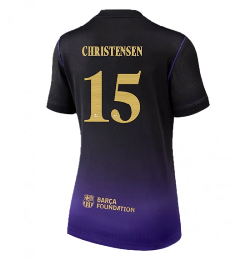 Barcelona Andreas Christensen #15 Bortedrakt Dame 2026-27 Korte ermer Barcelona Andreas Christensen #15 Bortedrakt Dame 2026-27 Korte ermer